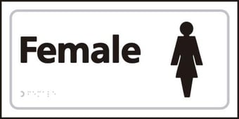 picture of Spectrum Female – Taktyle 300 x 150mm - SCXO-CI-TK2200BKWH