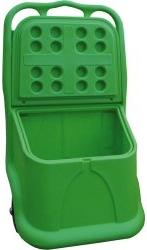 picture of GREEN UniKart Multi Application Mobile Bin with Rubber Seal & Plastic Toggle - 75L Capacity - [JO-WJ75P-COGR] - (HP)