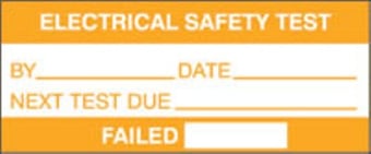 picture of Quality Labels - Electrical Safety Test - 51 x 22mm (500 per Roll) - [AS-QC36]