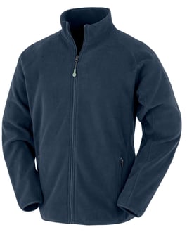 picture of Result Recycled Unisex Fleece Polarthermic Jacket - Navy Blue - BT-R903X-NVY