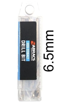 picture of Abracs HSS Cobalt Drill Bit 6.5mm - Pack of 10 - [ABR-DBCB06510]