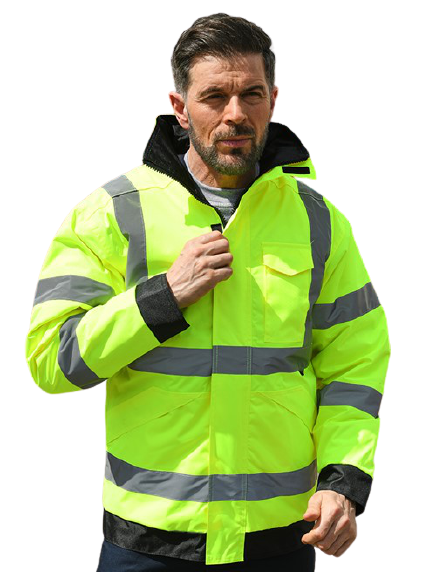 picture of Korntex Yellow Hi Vis Premium Site Jacket - AP-KXRJYE