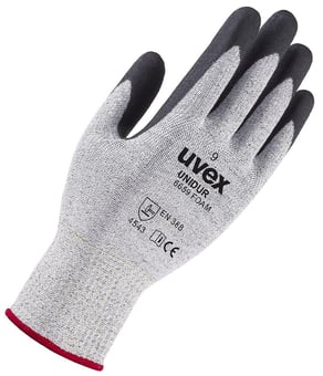 picture of UVEX 6659F UNIDUR Anti Cut HPPE Foam Coated Gloves - TU-6659F - (DISC-R)