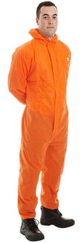 picture of Supertouch - Orange - Type 5/6 Category 3 Coverall with Hood - ST-17681