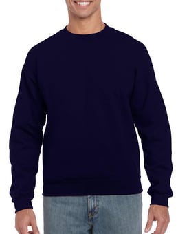 picture of Gildan Heavy Blend™ Adult Crewneck Sweatshirt - Navy Blue - BT-18000-NAV