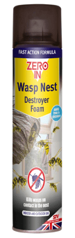 picture of Zero In Wasp Nest Killer Foam 300ml Aerosol - [BC-ZER904]