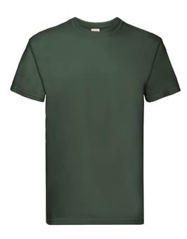 picture of Fruit Of The Loom Men's Bottle Green Super Premium T-Shirt - BT-61044-BGRN