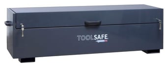 picture of ToolSafe Site Security Box - 500H x 1800W x 500D mm - With Fork Pockets - [QM-STC501850KFX] - (LP)