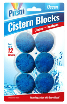 picture of Prism Ocean Fragranced Toilet Blocks 6x 50g - [OTL-306224]