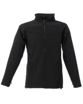 Picture of Regatta Professional TRA642 Uproar Men's Interactive Softshell - Black/Black - BT-TRA642-BB
