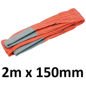 picture of Draper - 5 Tonne 2M x 150mm Wide Load Sling - BS EN1492 - [DO-61371]