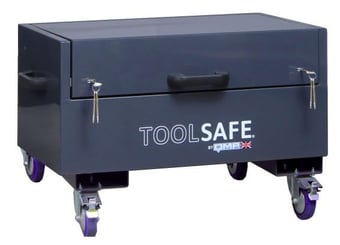 picture of Mobile ToolSafe Security Box - 400H x 850W x 500D mm - With Castors - [QM-STC408550KMX] - (LP)