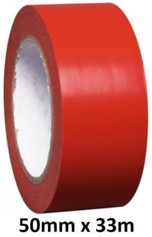 picture of PROline Tape 50mm Wide x 33m Long - Red - [MV-261.13.752]