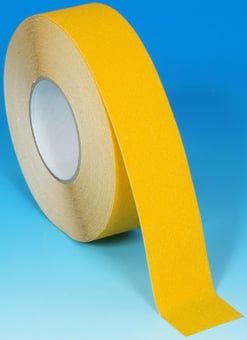 Picture of Yellow Water Resilient Safe Anti-Slip Self Adhesive Tape - 25mm x 18.3m Roll - [HE-H3408-Y-(25)] 