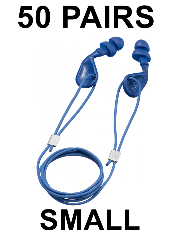 Uvex Xact-Fit Reusable Detectable Earplugs - Size S - 50 Pairs - Carboard Box - [TU-2224029]