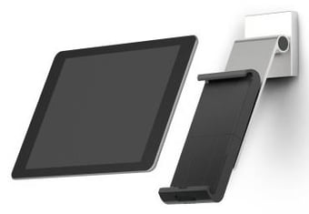 Picture of Durable - Tablet Holder Wall Pro - Silver - 80 x 65 x 270mm - [DL-893523]