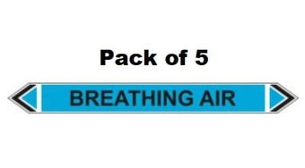 picture of Flow Marker - Breathing Air - Light Blue - Pack of 5 - [CI-13458]