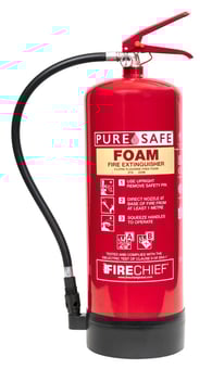 picture of Firechief 9Ltr PureSafe Fluorine Free Foam Extinguisher - FFF9 - [HS-100-1685]