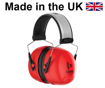 picture of JSP - Sonis® 3 Hi Vis Ear Defenders - SNR 37 - [JS-AEB040-0B1-E00]