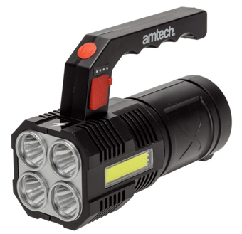 Picture of Amtech 10W USB Rechargeable Portable Torch - [DK-S8176]