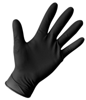 Picture of Chemsplash SumoGrip Powder Free Nitrile Disposable Glove - Black - Box of 25 Pairs - BG-4070-BLACK