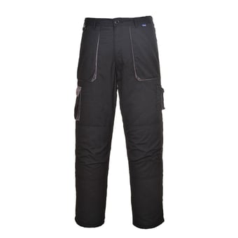 Picture of Portwest -  Texo Contrast Trouser - Black - Tall Leg - 245g - PW-TX11BKT