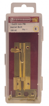 Picture of PB Wide Necked Barrel Bolt - 75mm x 25mm (1") - Pack of 5 - [CI-DB14E]