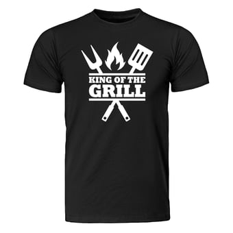 Picture of King of the Grill T-Shirt Black - PRS-MT000224