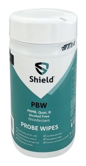 picture of Shield PBW Alcohol Free Disinfectant Probe Wipes - 200 Wipes - [BM-PBW]
