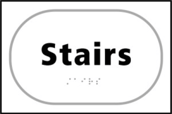 picture of Spectrum Stairs – Taktyle 225 x 150mm - SCXO-CI-TK0234BKWH