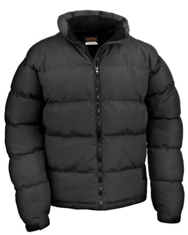 picture of Result Men's Holkham Down Feel Jacket - Black - BT-R181M-BLK - (LP)