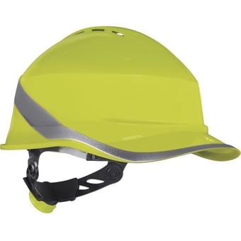 Picture of Diamond Vi Wind - Baseball Cap Shape - Yellow Safety Helmet - Vented - [LH-DIAM6WTRJAFL]