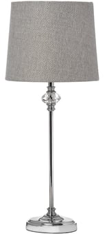 Picture of Hill Interiors Florence Chrome Table Lamp - [PRMH-HI-17589] - (HP)