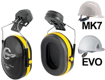 picture of JSP - InterGP™ Helmet Mounted Ear Defenders - SNR 25 - [JS-AEK010-005-300] - (DISC-R)
