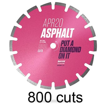 picture of APR20 - Asphalt Diamond Blade - 800 Cuts - 400mm Dia - [DC-B102H]