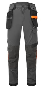 Picture of Portwest EV440 - EV4 Stretch Detachable Holster Trousers - Metal Grey - Regular Leg - PW-EV440MGR