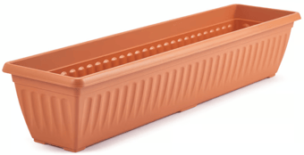 Picture of Whitefurze 90cm Athens Window Box - Terracotta - Box Deal of 10 - [IH-WHFG070223]