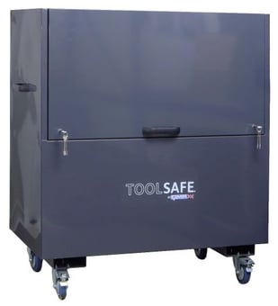 picture of Mobile ToolSafe Security Box - 1200H x 1200W x 650D mm - With Castors - [QM-STC121265KMX] - (LP)