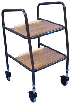 picture of Aidapt Meopham Height Adjustable Trolley with Wooden Trays - [AID-VG801] - (HP)