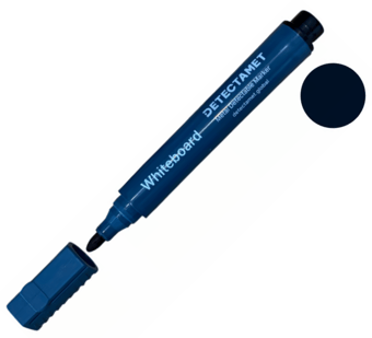 Picture of Detectable Whiteboard Marker Pen - Black Bullet Tip - Box Deal of 10 - [IH-DT-145-A06-P02-A07] - (LP)