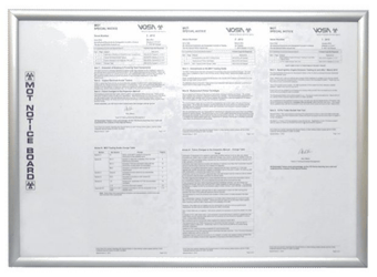 Picture of MOT Notice Board - 594 x 841mm - [PSO-ANB7700]