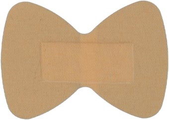 picture of Butterfly Fingertip Fabric Elasticated Plaster - Hypoallergenic - Box of 100 - [SA-D8008]