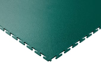 picture of PVC Link-Tile Anti-Slip Mat - Green - 500mm x 500mm - [WWM-11200-05005007-GNNA] - (LP)