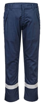 Picture of Portwest FR417 - Bizflame Work Chemical Resistant FR Trousers - Navy - PW-FR417NAR
