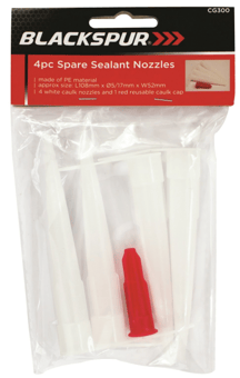 picture of Blackspur 4pc Spare Sealant Nozzles - [BB-CG300] - (DISC-R)