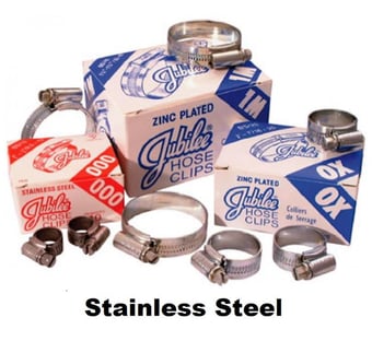 Picture of PACK OF 5 - Stainless Steel Jubilee Clips - 35mm-50mm - [HP-JC2A-SS]