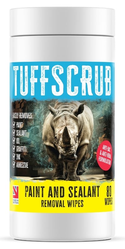 Vinco-TuffScrub Heavy Duty Paint & Sealant Removal Wipes - 80 Wipes - [HCI-CP195]