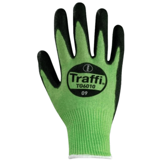picture of TraffiGlove TG6010 X-DURA Classic PU Cut Level F Safety Gloves - TS-TG6010