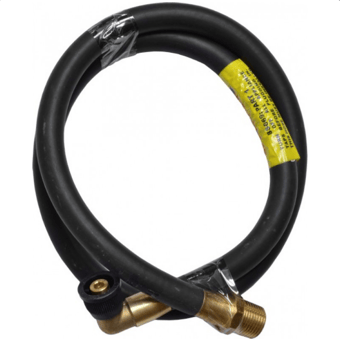 picture of 1.1m NG Micropoint Angled Cooker Hose - CTRN-CI-PA117P
