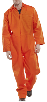 picture of Beeswift Flame Retardant Boiler Suit - Orange - BE-CFRBSOR